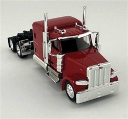 Trucks N Stuff 589082 HO Peterbilt 589 3-Axle Day-Cab Semi Tractor Assembled Red