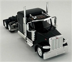 Trucks n Stuff 589092 N Stuff 589092 HO Peterbilt 589 3-Axle Day-Cab Semi Tractor Assembled Black