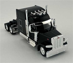 Trucks N Stuff 589095 HO Peterbilt 589 Stand-Up Sleeper-Cab Semi Tractor Assembled Black
