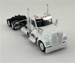 Trucks N Stuff 990071 HO Kenworth 990 2-Axle Day-Cab Semi Tractor Assembled White