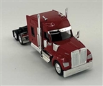 Trucks N Stuff 990085 HO Kenworth 990 Stand-Up Sleeper-Cab Semi Tractor Assembled Red