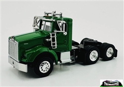 Trucks n Stuff HO Kenworth T-800 Day Cab Tractor Only Assembled Metallic Green