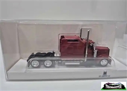 Trucks n Stuff HO Kenworth W900 Sleeper Cab Tractor Only Assembled Maroon