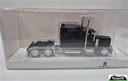 Trucks n Stuff HO Kenworth W900 Sleeper Cab Tractor Only Assembled Black