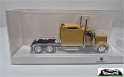 Trucks n Stuff HO Kenworth W900 Sleeper Cab Tractor Only Assembled Yellow