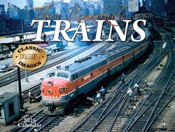 Tidemark 5162 Those Remarkable Trains 2025 Calendar