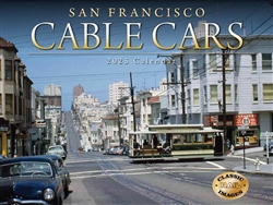 Tidemark 5322 San Francisco Cable Cars 2025 Calendar