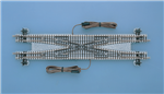 Tomy 1247 N Remote Double Crossover Points N-PX280 Fine Track 11" Radius 15 Degree Diverging Routes