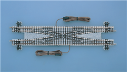 Tomy 1247 N Remote Double Crossover Points N-PX280 Fine Track 11" Radius 15 Degree Diverging Routes