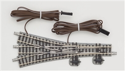 Tomy 1262 N Remote 3-Way Turnout Points N-PLR541/280-15 Fine Track Left 21-5/16 & Right 11" Radius 15 Degree Diverging Routes