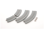 Tomy 1796 N Wide Trolley/Streetcar Tram Mini Curve C140-WT Fine Track 5-1/2" 140mm 2 Each 30 & 60 Degree Sections