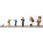 Tomy 284499 HO Train Passengers with Cat