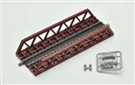 Tomy 3250 N Pony Truss Steel Bridge Kit 5-1/2" Red