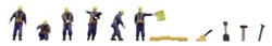 Tomy 331179 N Working People in Blue Uniforms with Accessories 131-2 pkg 6