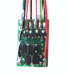 TCS 1004 HO FL4 Function-Only Decoder 4 Lighting Functions Hardwire Only