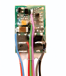 TCS 1011 M4 1-Amp 4-Function DCC Decoder Control Only Hardwire