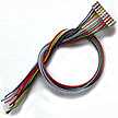 TCS 1033 DCC Decoder Harness WH 6" Harness for T Series Decoder No 8-Pin NMRA Plug