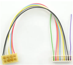 TCS 1037 DCC Decoder Harness E6 Harness for T Series Decoder in PROTO EMD E6 8-Pin NMRA Plug