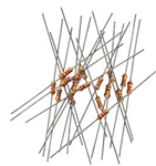 TCS 1072 1/4 Watt Axial Lead Resistor 200-Piece Bulk Pack 680 Ohm