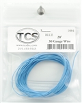 TCS 1084 30-Gauge Wire 20' Roll Blue