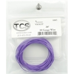 TCS 1085 30-Gauge Wire 20' Roll Purple