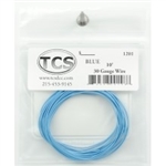 TCS 1201 30 Gauge 7 Strand. 0.026 Diameter Wire 10' Roll Blue