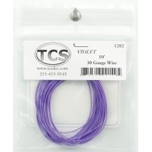 TCS 1202 30 Gauge 7 Strand. 0.026 Diameter Wire 10' Roll Violet