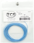 TCS 1213 32 Gauge Wire 10' Roll Blue