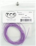 TCS 1214 32 Gauge Wire 10' Roll Purple