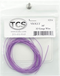 TCS 1214 32 Gauge Wire 10' Roll Purple
