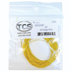 TCS 1222 32 Gauge Wire 20' Roll Yellow