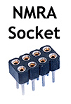 TCS 1253 DCC Decoder Extension Plug/Socket Provides Socket Extension for NMRA 8-Pin Plug for DP5 & DP2X