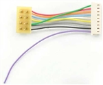 Train Control Systems 1359 DCC Decoder Harness T-1" NMRA 8-Pin Plug, 1" Wires T Series Harness
