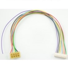 TCS 1363 DCC Decoder Harness T-5" NMRA 8-Pin Plug 5" Wires T Series Harness