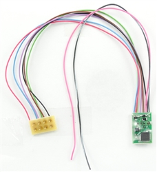 TCS 1377 HO FL4P-5" Function-Only Decoder 4 Lighting Functions w/5" Harness NMRA 8-Pin Plug