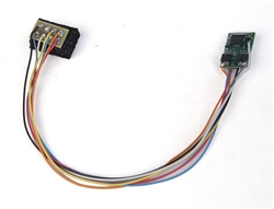 TCS 1389 M1P-5" R 1 Amp 2 Function DCC Decoder Control Only w/ 5" Harness NMRA 8-Pin Plug Plug in Reverse Orientation