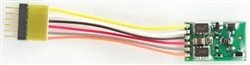 TCS 1397 N EUN651P-30 DCC 2-Function Decoder Control Only w/30mm Harness & NEM 6-Pin Plug