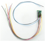 TCS 1428 M4-KA 4-Function DCC Decoder w/TCS Keep Alive Wires Control Only Hardwire w/Extra Black/White Wires