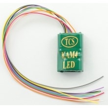 TCS 1479 KAM4-LED 4-Function Wired DCC Decoder w/Built-In Keep-Alive & LED Resistor