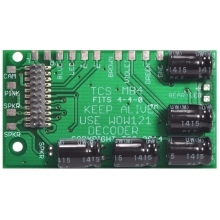 TCS 1557 HO B-MB4 Replacement Motherboard w/KA2 Keep Alive & 21-Pin Connector Fits Bachmann Raymond 4-4-0