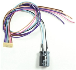 TCS 1592 WAUX-CAP Replacement Auxiliary Harness w/Keep-Alive Capacitor Use w/ WOWSound decoders