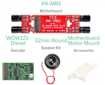 TCS 1788 HO WDK-WAL-1 WOWKit Complete Sound Conversion Kit Fits WalthersProto EMD E8A