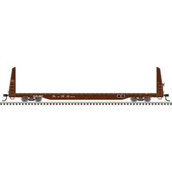 Trainman 20007951 HO 62' Bulkhead Flatcar Columbia & Silver Creek Railroad CLSL #2807