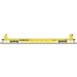 Trainman 20007969 HO 62' Short-Bulkhead Flatcar TTX TTJX #82091