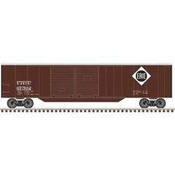 Trainman 50007322 N 50' Double-Door Boxcar Erie #67517