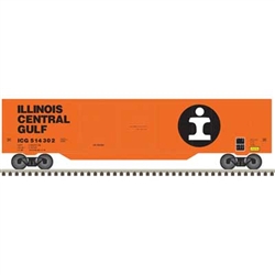 Trainman 50007323 N 50' Double-Door Boxcar Illinois Central Gulf #514302
