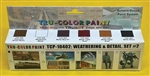 Tru Color 10402 Weathering Paint 6-Color Set 1oz Bottles Set #2 Includes 1 Each: #349 359 403 404 408 433