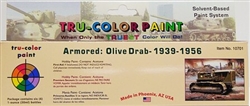 Tru-Color 10701 Olive Drab Armor 1939-1956 6 Colors Set