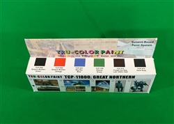 Tru-Color 11000 Railroad Great Northern Paint Set (6-1oz Bottles)