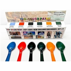 Tru-Color 11001 Railroad New England Set #1 (6-1oz Bottles)
